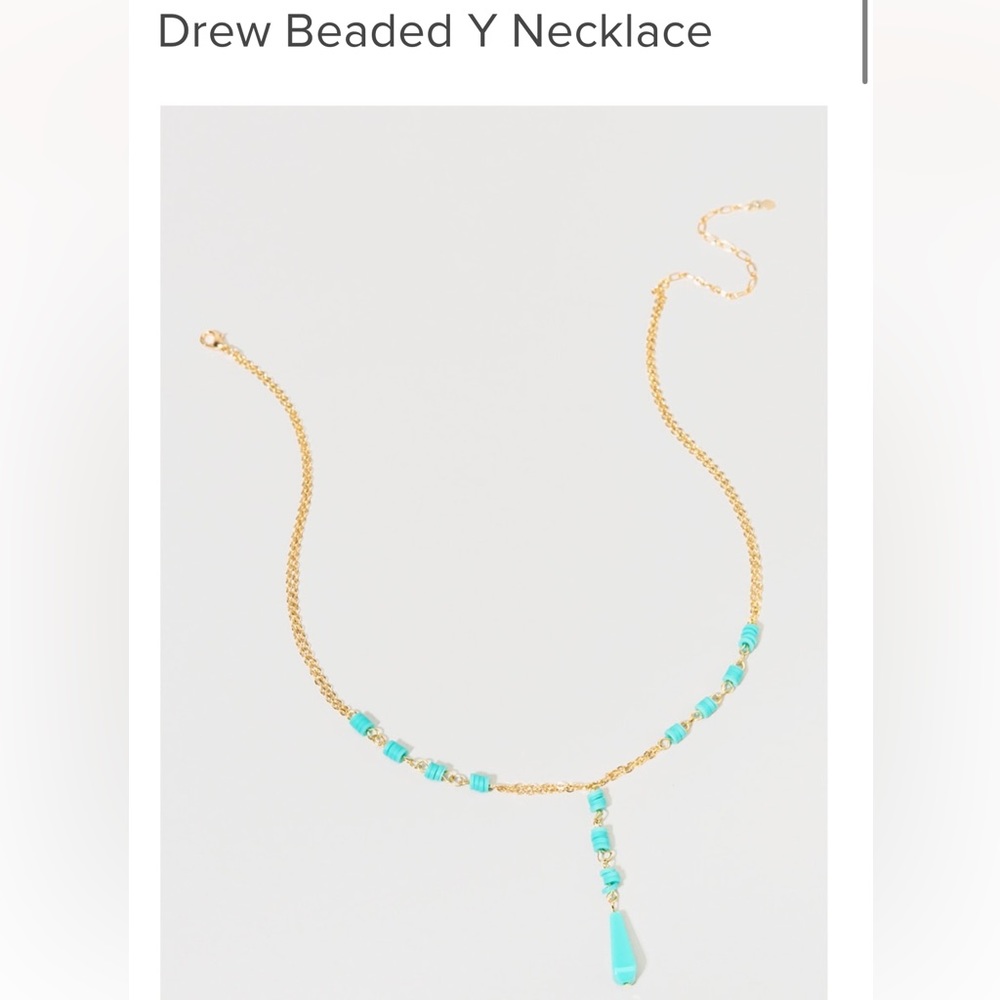 Drew Beaded Y Necklace